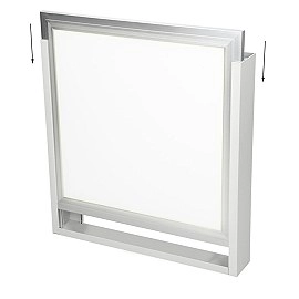 Virsapmetuma rāmis LED panelim, 300×300mm, balts (Optonica 9571)