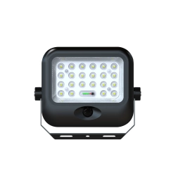 LED saules prožektors IP65 ar sensoru un pulti, 3CCT, 8W