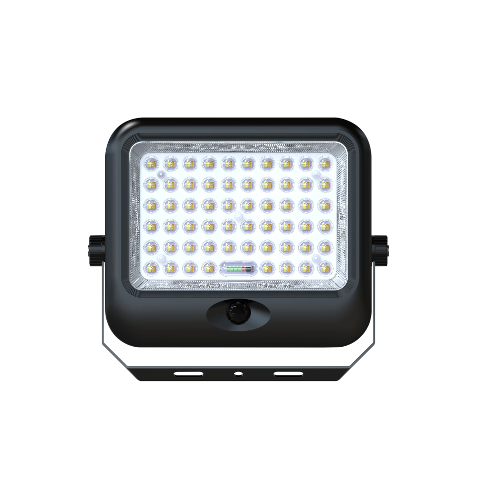 LED saules prožektors IP65 ar sensoru un pulti, 3CCT, 12W