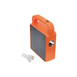 Pārnēsājama saules lampa ar Bluetooth skaļruni, 3,5 W, 380/130 lm, IP44, dzeltena (Optonica)