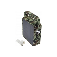 Pārnēsājama saules lampa ar Bluetooth skaļruni, 3,5 W, 380/130 lm, IP44, kamuflāžas raksts (Optonica)