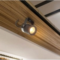 LED spike gaismeklis, GU10, IP65, melns (Optonica)