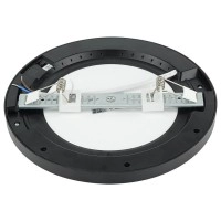 LED Multi-Fit iebūvējamais gaismeklis 10–18W CCT/jaudas izvēle, melns