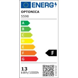 LED T5 gaismeklis 118.5cm 13W 4000K ar slēdzi, Optonica