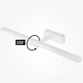 LED spoguļa/sienas gaismeklis 14W 3000K 910lm, balta (OPTONICA)