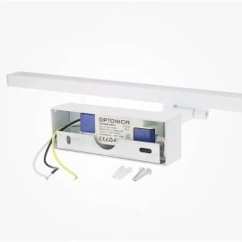 LED spoguļa/sienas gaismeklis 14W 3000K 910lm, balta (OPTONICA)