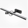 LED spoguļa/sienas gaismeklis 14W 3000K 910lm, melna (OPTONICA)