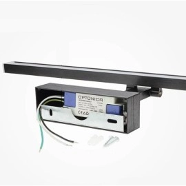 LED spoguļa/sienas gaismeklis 14W 3000K 910lm, melna (OPTONICA)