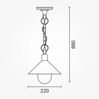 Āra sienas/dārza lampa E27 IP44, melns alumīnijs (OPTONICA)