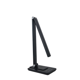 LED uzlādējama galda lampa, 8W, CCT 3000–6000K, 300 lm, IP20 — melna (Optonica)