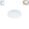 Apaļš LED griestu gaismeklis ar mikroviļņu sensoru 18W 1880 lm 3CCT IP54 balts (Optonica)