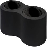 Virsapmetuma griestu spots 160 × 80 × 85 mm, 2×GU10, melns (OPTONICA)