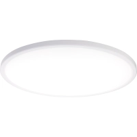 LED griestu lampa, balts korpuss, CCT+RGB, 32W, 2560 lm, 120° – dimmējama (Optonica)