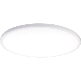 LED griestu lampa, balts korpuss, CCT+RGB, 32W, 2560 lm, 120° – dimmējama (Optonica)