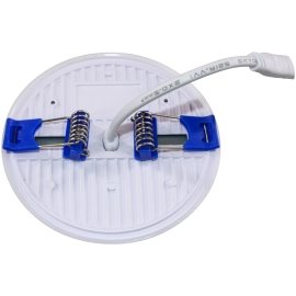 Iebūvējams LED mini panelis, apaļš, 9W, 3CCT, Ø100 (izgr. Ø75), IP20 (Optonica)