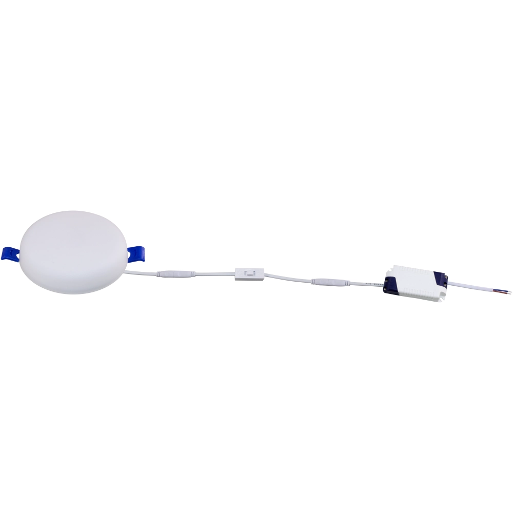 Iebūvējams LED mini panelis, apaļš, 9W, 3CCT, Ø100 (izgr. Ø75), IP20 (Optonica)