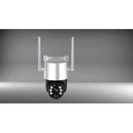 4 MP Wi‑Fi saules paneļa IP kamera ar akumulatoru, IP65, balta (Optonica)