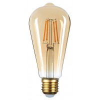 4W Retro Vintage ST64 E27 Optonica Filament LED spuldze, 400Lm, 300°, 2700K - SP1870