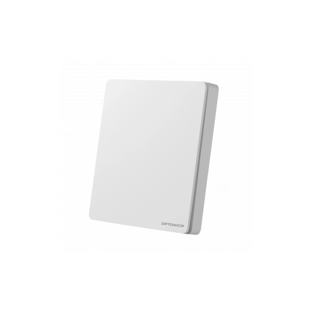 Kinetic slēdža komplekts ar 1 taustiņa bezvadu slēdzi un kontrolieri, balts, 433 MHz, IP44/IP20 (Optonica)