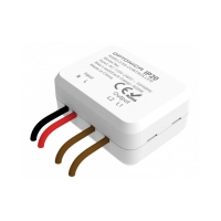 Kinetic slēdža komplekts ar 2 taustiņu bezvadu slēdzi un kontrolieri, balts, 433 MHz, IP44/IP20 (Optonica)