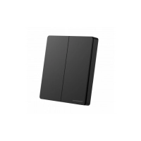 Kinetic slēdža komplekts ar 2 taustiņu bezvadu slēdzi un kontrolieri, melns, 433 MHz, IP44/IP20 (Optonica)