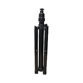 Teleskopisks prožektoru statīvs ar šķērsstieni, melns, 64–157 cm (Optonica 6686)
