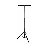 Teleskopisks prožektoru statīvs ar šķērsstieni, melns, 64–157 cm (Optonica 6686)
