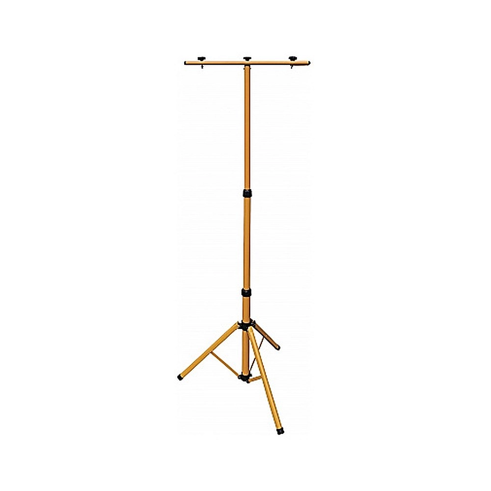 Teleskopisks prožektoru statīvs ar šķērsstieni, dzeltens, 64–157 cm (Optonica 6687)