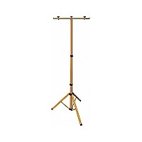 Teleskopisks prožektoru statīvs ar šķērsstieni, dzeltens, 64–157 cm (Optonica 6687)