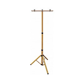 Teleskopisks prožektoru statīvs ar šķērsstieni, dzeltens, 64–157 cm (Optonica 6687)