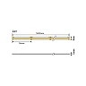 COB LED sloksne 24V 10W/m 900lm/m 4000K IP20, 1 m (Optonica 4942)