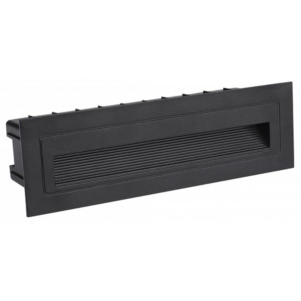 LED pakāpienu gaismeklis 6W, 480lm, 3000K, IP65, melns (Optonica 7501)
