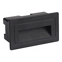 LED pakāpienu gaismeklis 3W, 180lm, 3000K, IP65, melns (Optonica 7547)