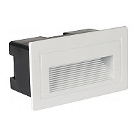 LED pakāpienu gaismeklis 3W, 180lm, 3000K, IP65, balts (Optonica 7549)