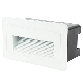 LED pakāpienu gaismeklis 3W, 180lm, 4200K, IP65, balts (Optonica 7550)