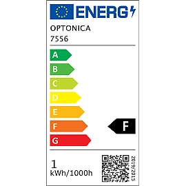 LED pakāpienu gaismeklis 1W, 80lm, 4000K, IP20, melns ar PIR sensoru (Optonica 7556)