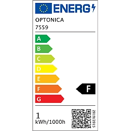LED pakāpienu gaismeklis 1W, 80lm, 3000K, IP20, balts ar PIR sensoru (Optonica 7559)
