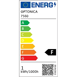 LED pakāpienu gaismeklis 1W, 80lm, 4000K, IP20, balts ar PIR sensoru (Optonica 7560)