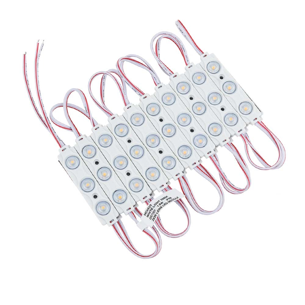 LED modulis 12V ar lēcu, 7000K, IP65, 160°, 1.5W 120 lm — Optonica MO4521