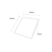 LED panelis 60x60 ar aizmugures apgaismojumu UGR<19 30W 3CCT 4200 lm balts (Optonica)