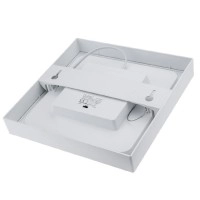 LED kvadrātveida virsapmetuma panelis CCT 24W 2150 lm IP44 balts (OPTONICA)