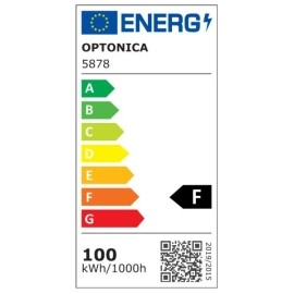 100W SMD LED prožektors, balts korpuss, IP65, 8500Lm, 120°