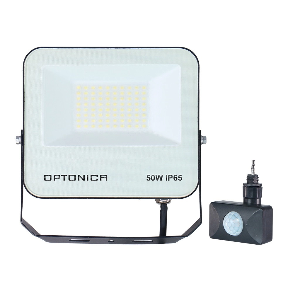 LED SMD prožektors 50W CCT IP65 melns (OPTONICA)