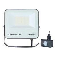 LED SMD prožektors 50W CCT IP65 melns (OPTONICA)