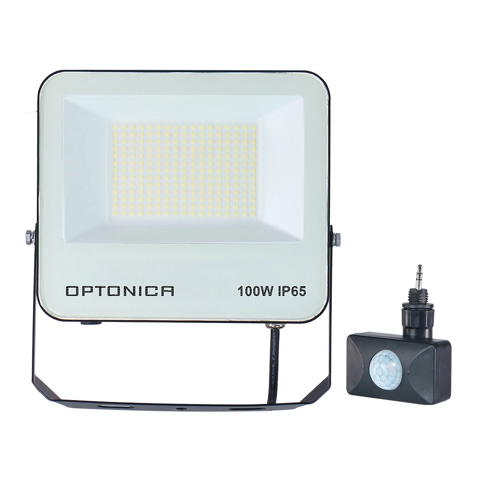 LED SMD prožektors 100W CCT IP65 melns (OPTONICA)