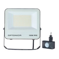 LED SMD prožektors 100W CCT IP65 melns (OPTONICA)