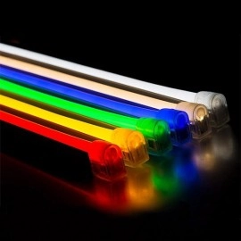 Dimmējams LED Neona fleksibls gaismeklis, 8.5W/m, 230V, IP65, dažādās krāsās