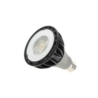 LED spuldze PAR30 E27 25W 2400lm 4500K melna (OPTONICA)