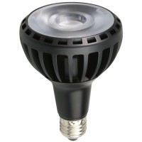 LED spuldze PAR30 E27 25W 2400lm 4500K melna (OPTONICA)