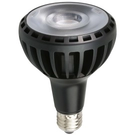 LED spuldze PAR30 E27 25W 2400lm 4500K melna (OPTONICA)